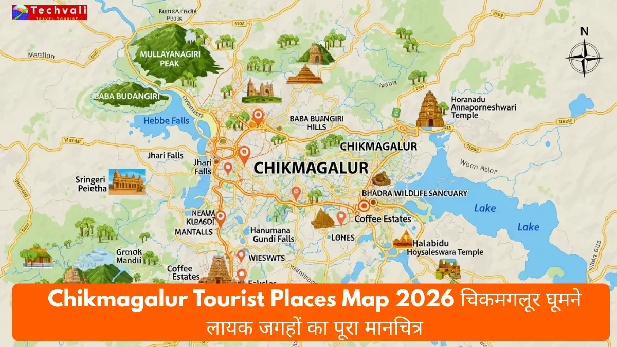 Chikmagalur Tourist Places Map 2026