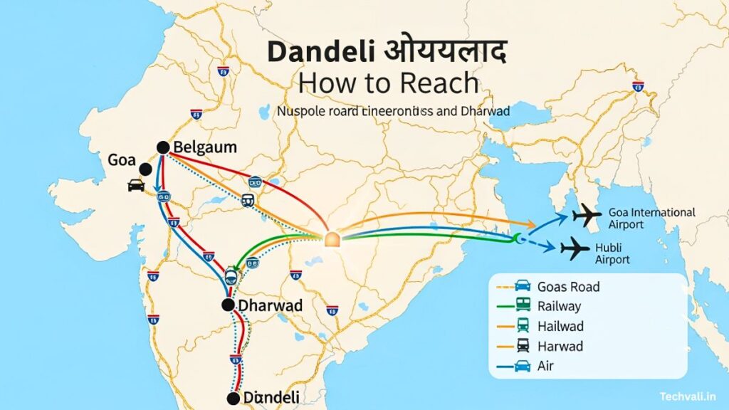 Dandeli कैसे पहुँचें How to Reach