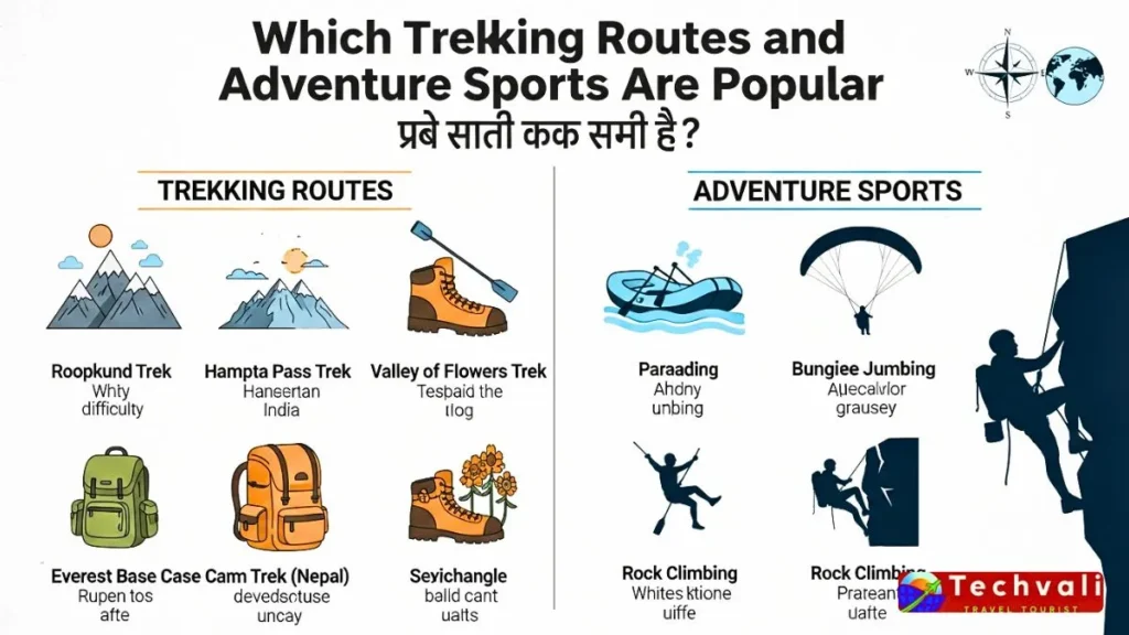 Which Trekking Routes and Adventure Sports Are Popular?