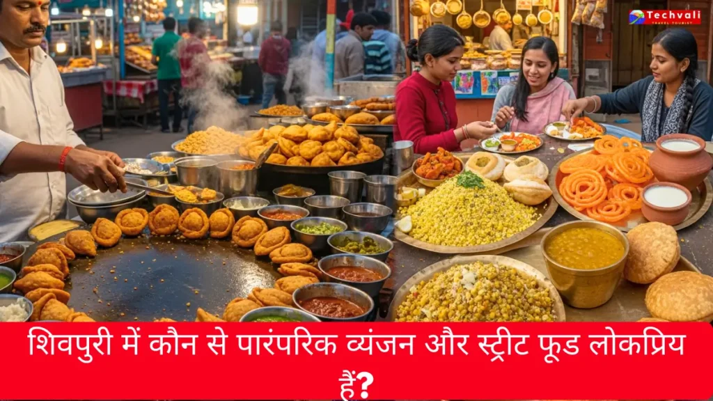 शिवपुरी में कौन से पारंपरिक व्यंजन और स्ट्रीट फूड लोकप्रिय हैं?