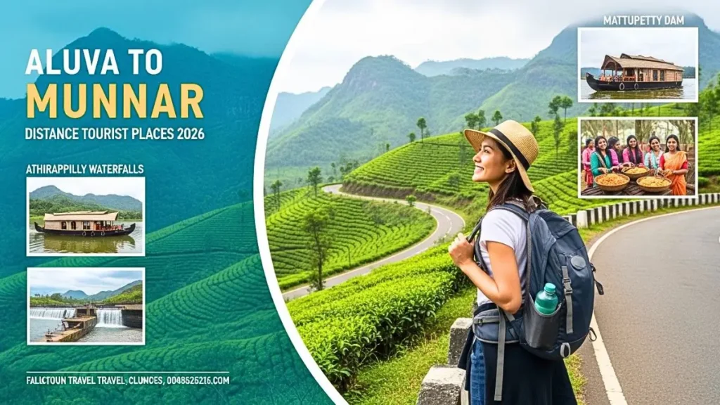 Aluva to Munnar Distance