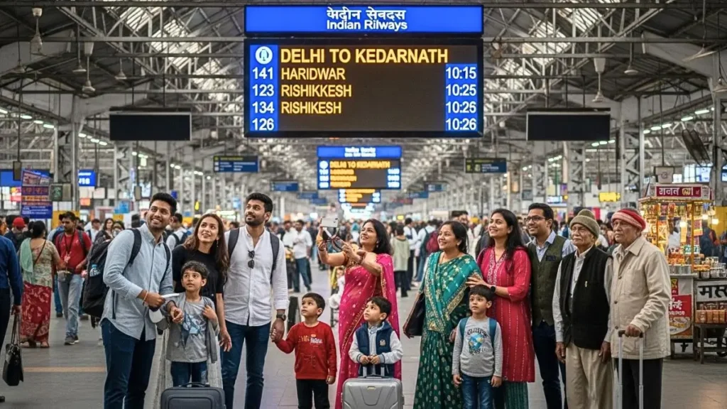 Delhi to Kedarnath Distance by Train