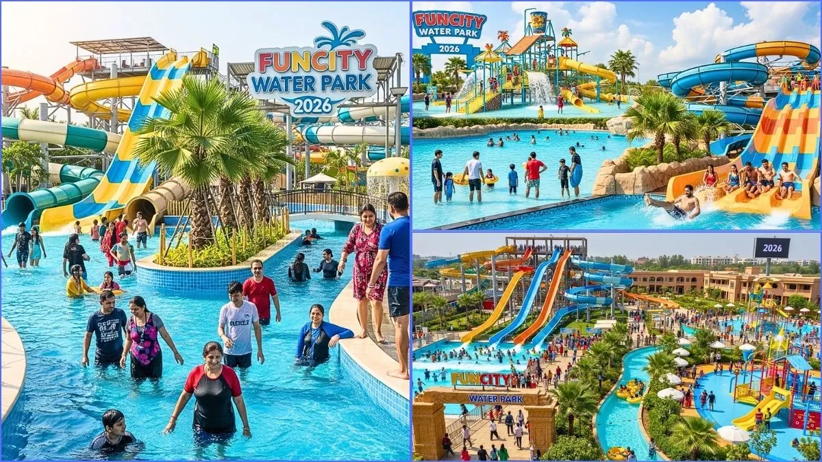 Funcity Water Park Distance Route Map 2026