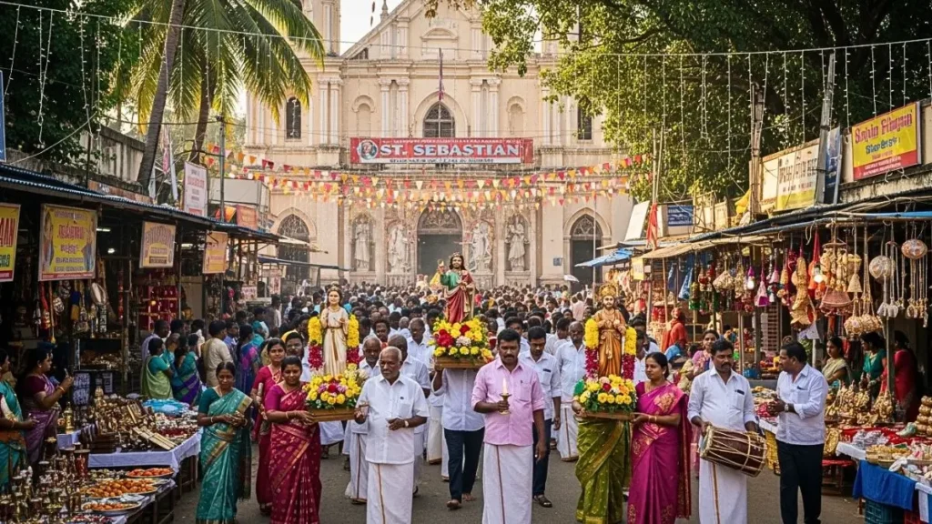 St Sebastian Church Madhavaram Feast Day 