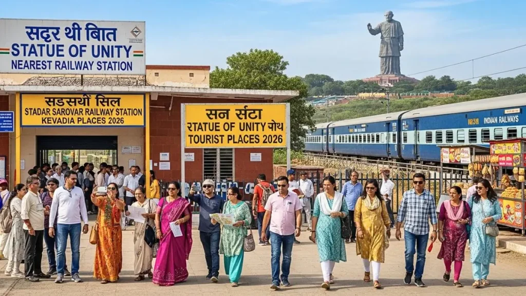Statue of Unity Nearest Railway Station
