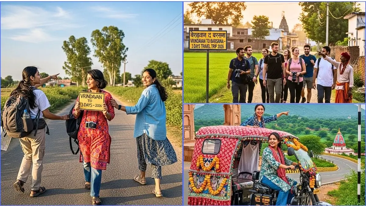 Vrindavan to Barsana 3 Days Travels Trip 2026